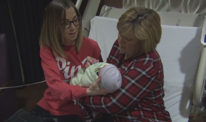 Tracey, Kelley e la piccola Kelcey