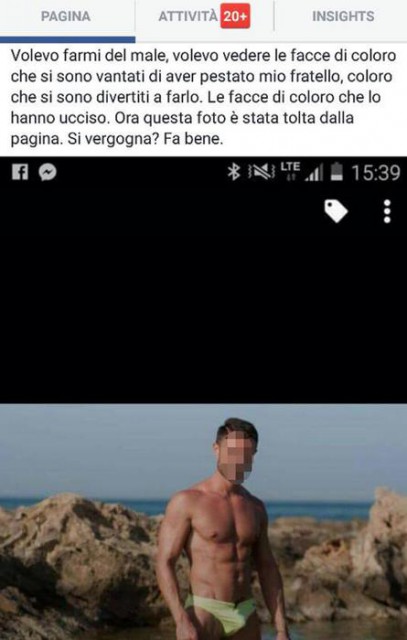 Lo scatto della vergogna