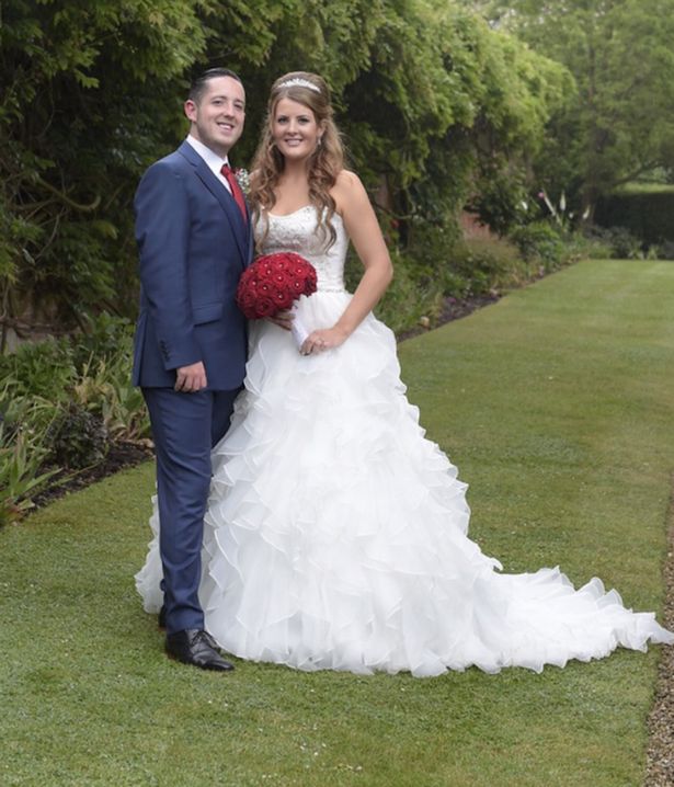 Mitch Burgess nel giorno del matrimonio