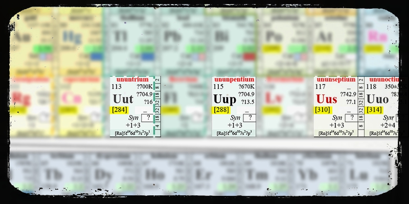 Tavola periodica degli elementi 2