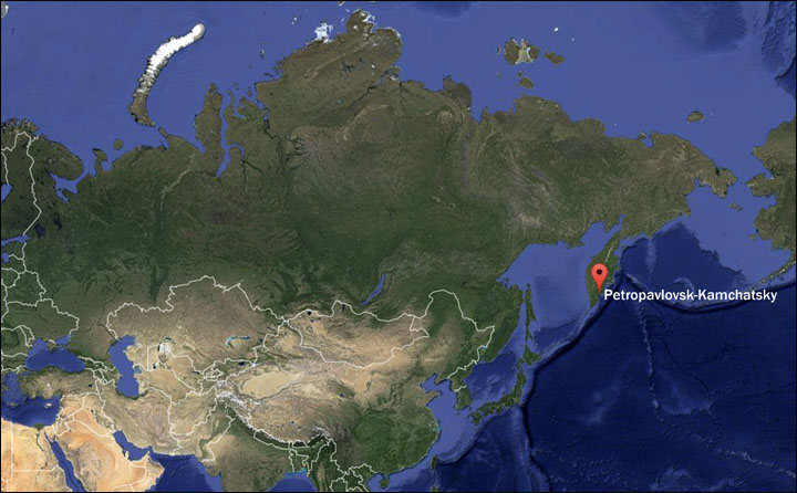 La cittadina di Petropavlovsk-Kamchatsky