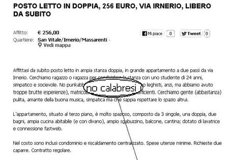 No calabresi, please