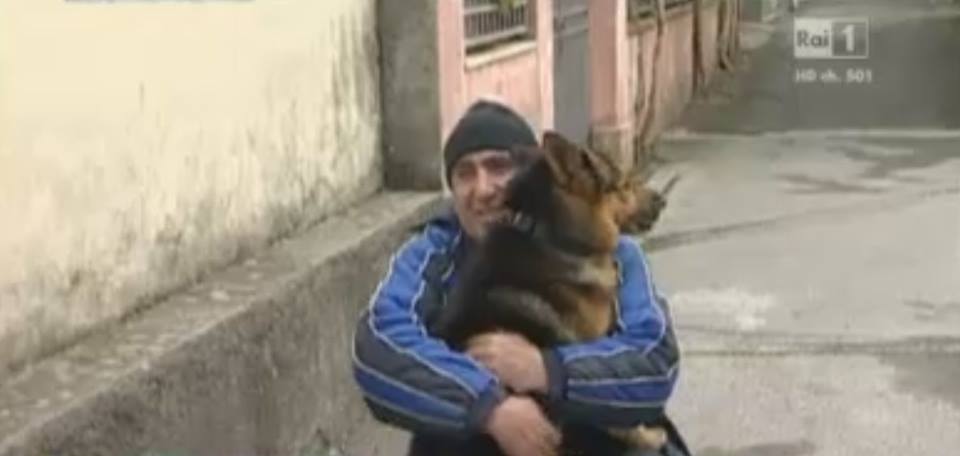 Rocky con il padrone