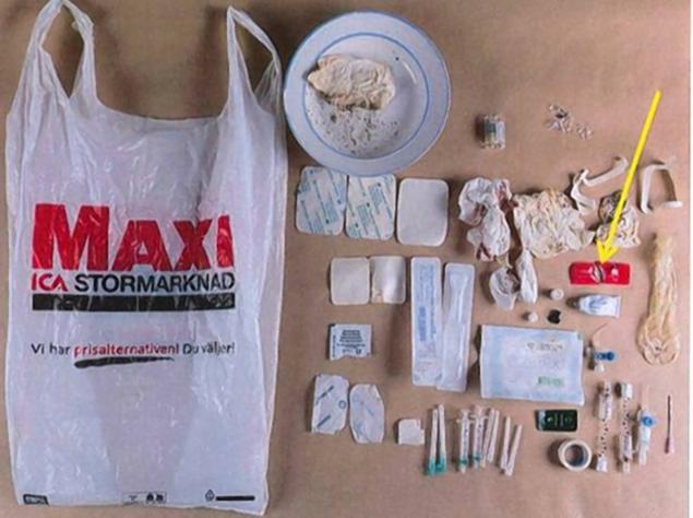 Oggetti ritrovati nel bunker 1