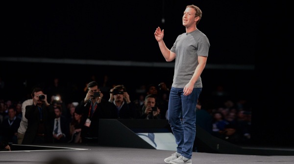 Mark Zuckerberg durante un'intervento