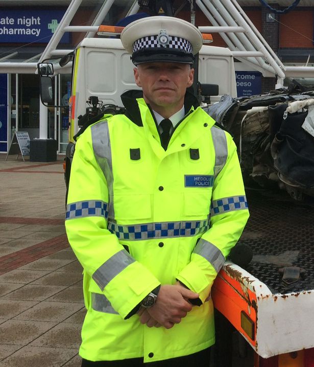 Il capo della polizia Darren Wareing