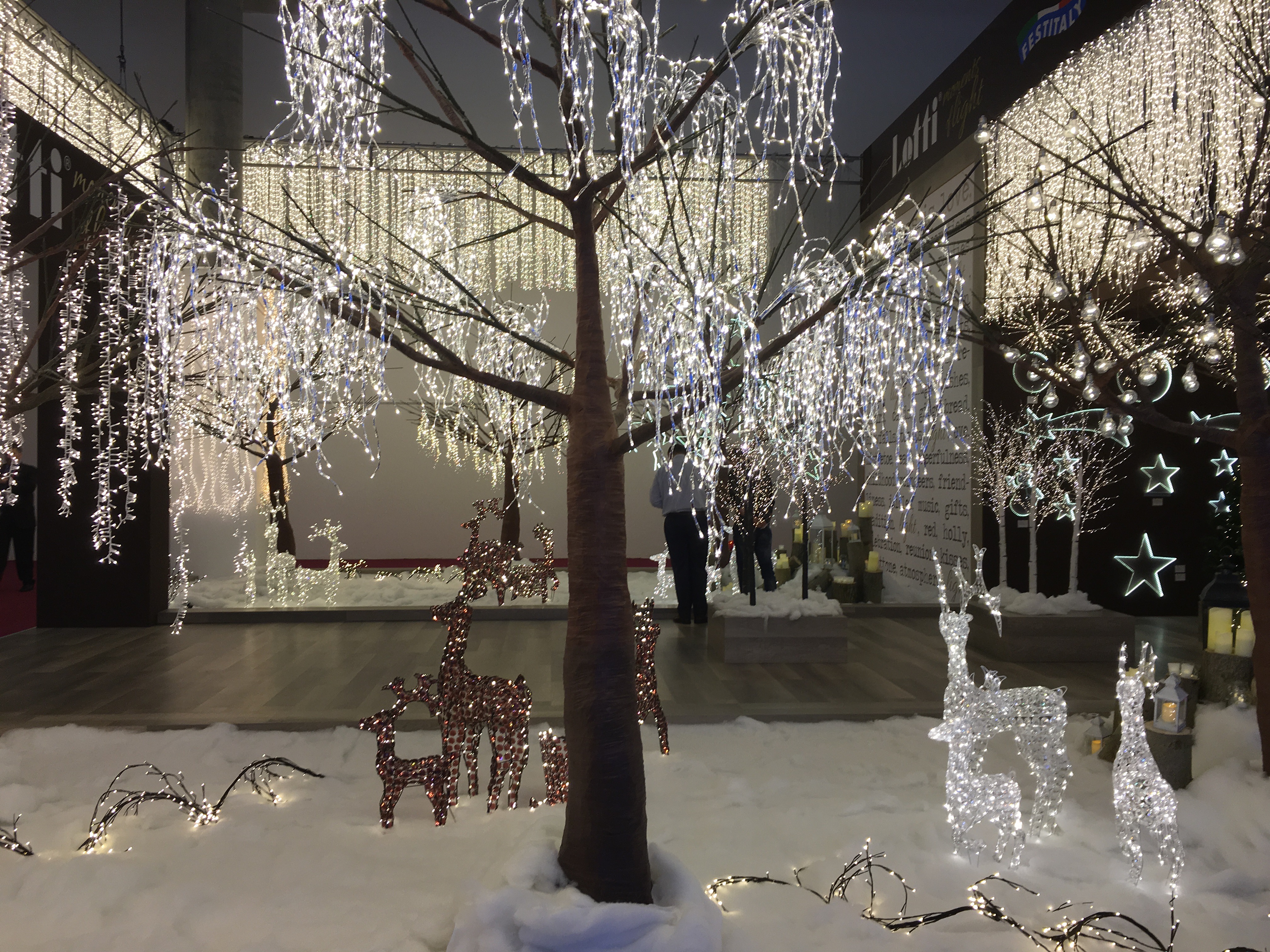 Albero di Natale e renne