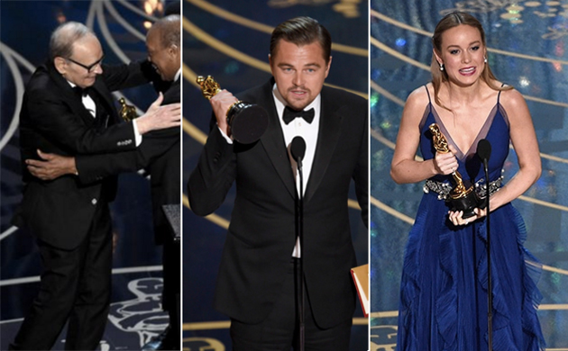 Alcuni vincitori della serata