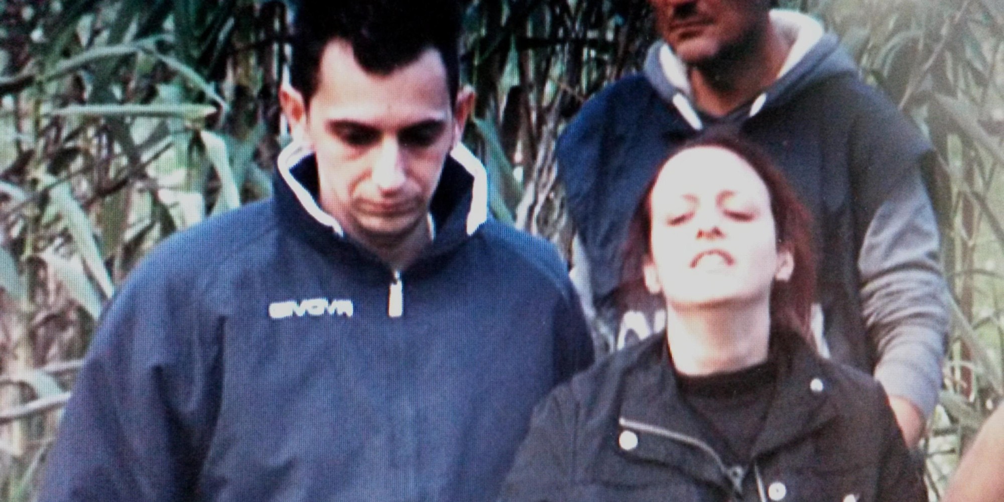 Il momento dell'arresto di Veronica