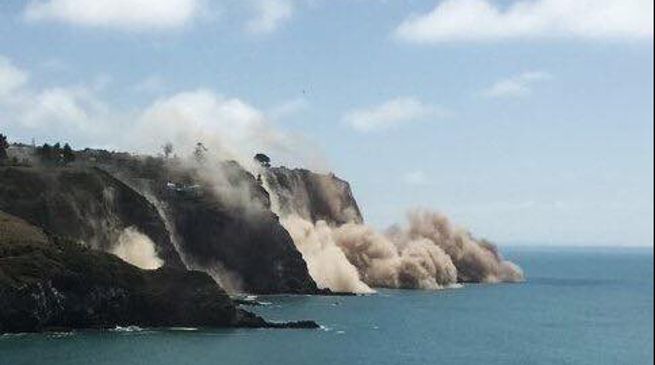 Crollo scogliera 1
