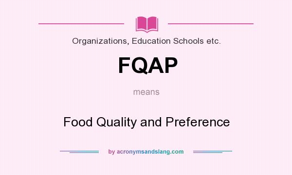 Food Quality and Preference