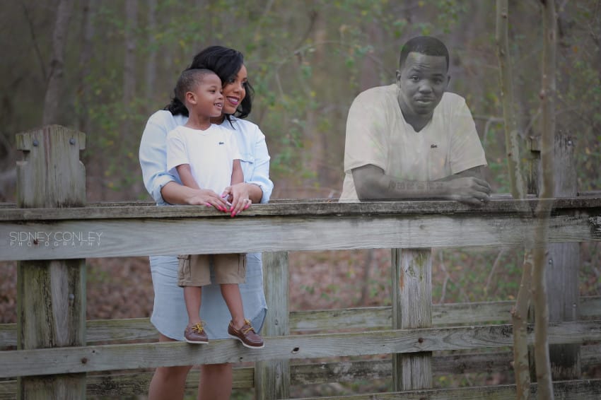 Nicole, Deonte e il loro figlio 3