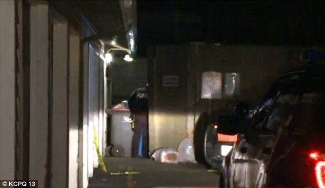 La polizia sul luogo del ritrovamento