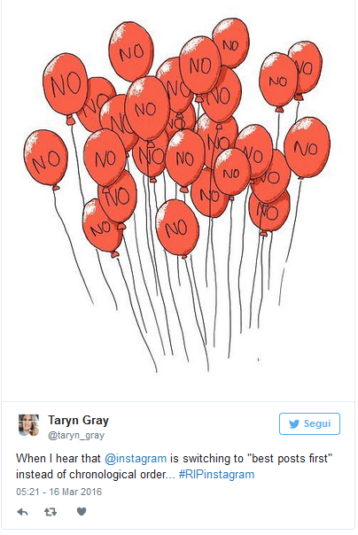 Su Twitter è stato lanciato #RIPInstagram