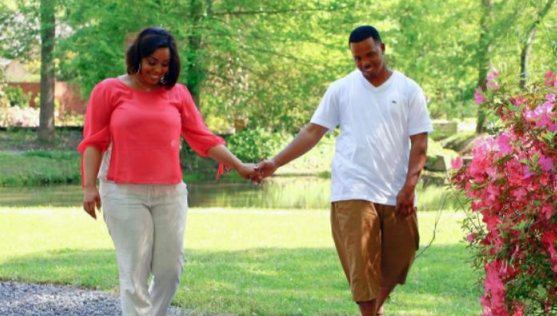 Nicole e Deonte in una vecchia fotografia