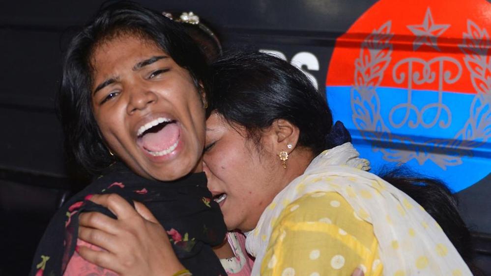 Feriti dell'esplosione