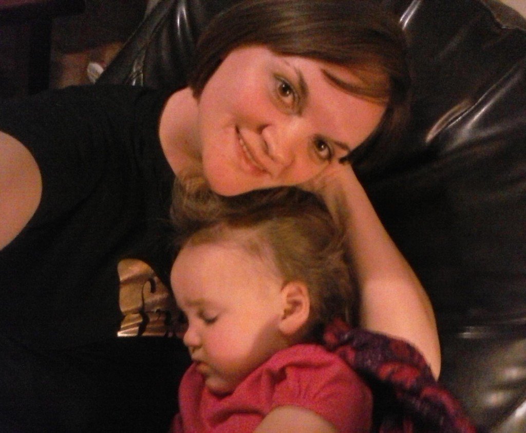 Tasha Hatcher con la figlia