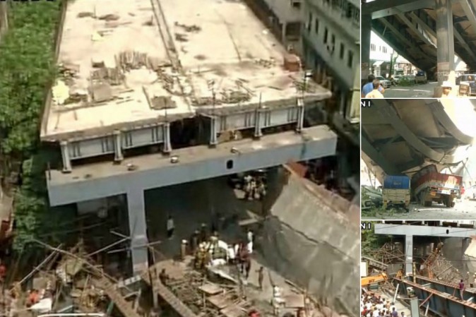 Cavalcavia distrutto