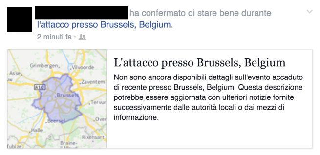 Utilizzo Safety Check