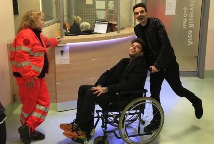 Fedez in ospedale