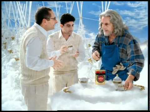 Riccardo Garrone nella pubblicità della 