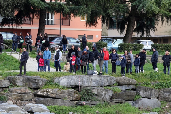 Si getta nel fiume per salvare il suo cane