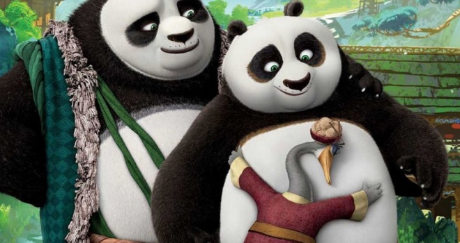 Po con il padre biologico e quello adottivo