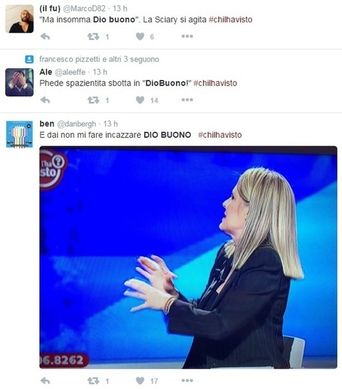 Commenti della conduttrice 3