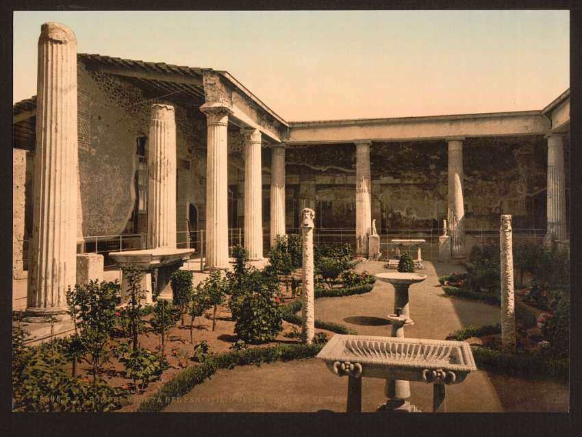 Pompei, Peristilio della Villa dei Vettii