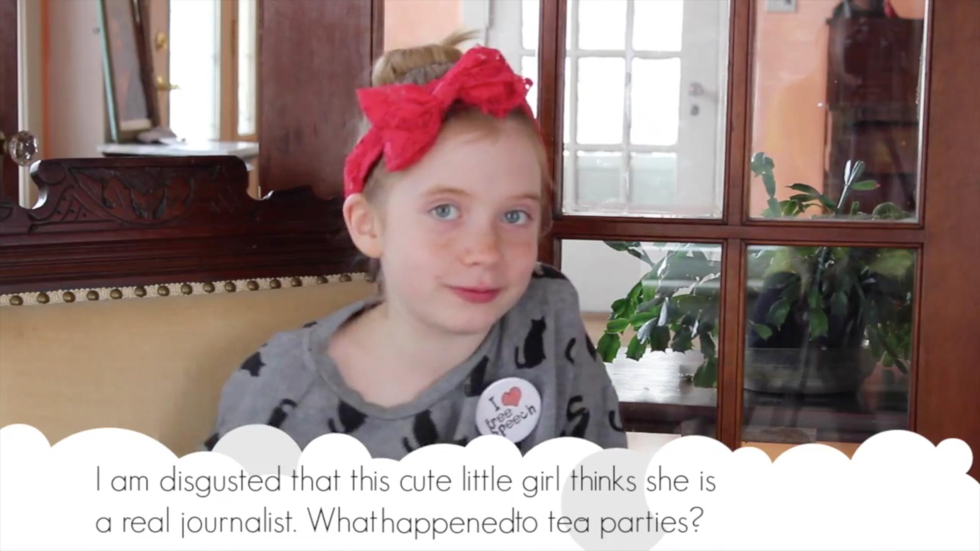 Hilde  nel video di risposta