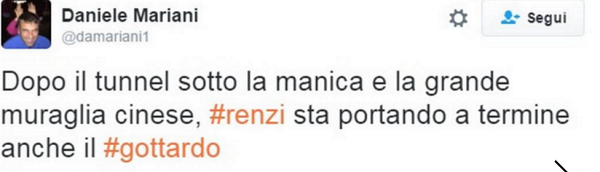 Ironia sulla gaffe di Renzi (1)