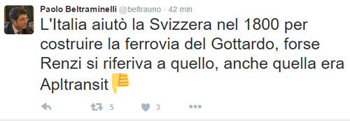 Ironia sulla gaffe di Renzi (2)