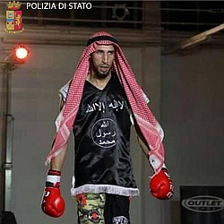 Terroristi arrestati: Moutaharrik Abderrahim, noto kickboxer