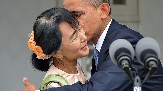 Aung San Suu Kyi e Obama
