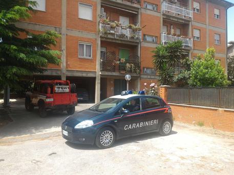 La casa dove è stato trovato il corpo di Marcello