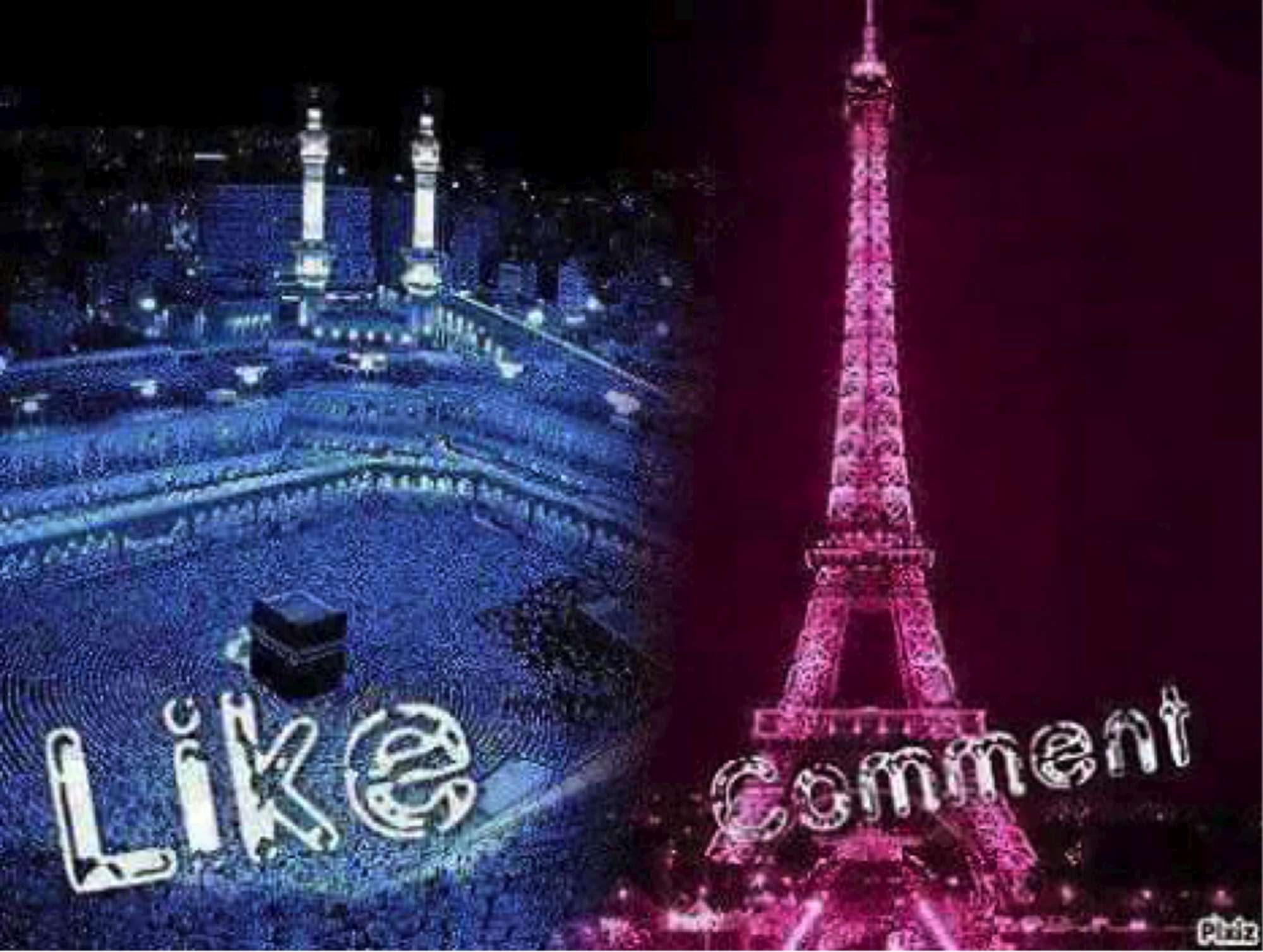Collage tra La Mecca e Parigi