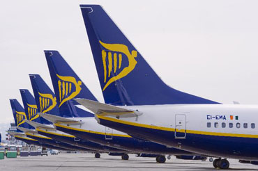 La flotta Ryanair