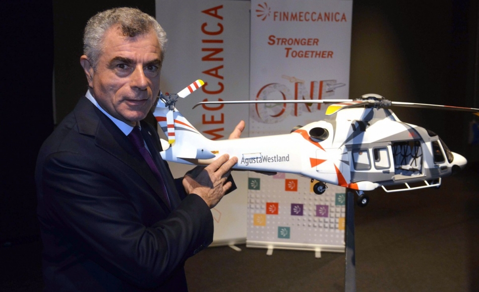 L'ad di Finmeccanica Mauro Moretti