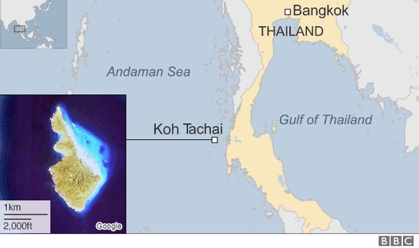 Localizzazione di Koh Tachai