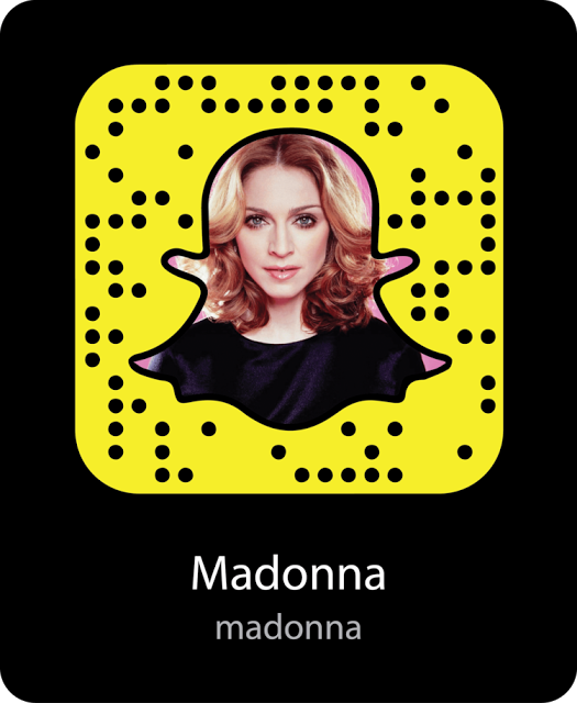 Madonna Snapchat