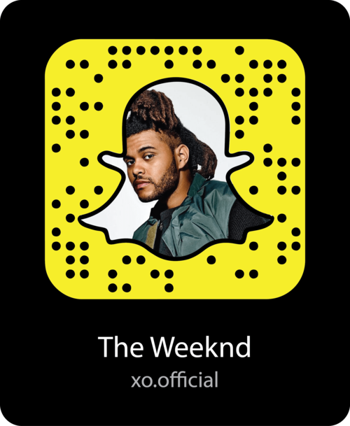The Weeknd Snapchat