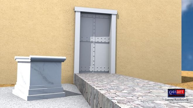 Ricostruzione della tomba 2