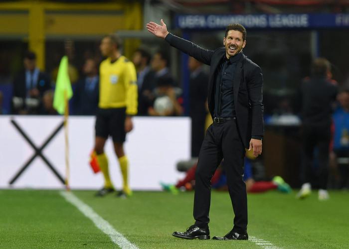 Simeone, allenatore dell'Atletico