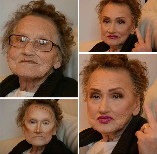 Foto durante il contouring