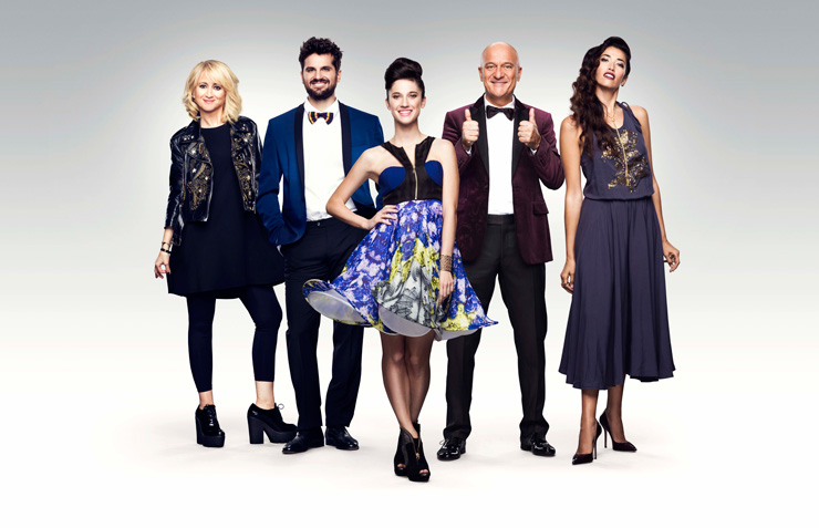 I giudici e la conduttrice