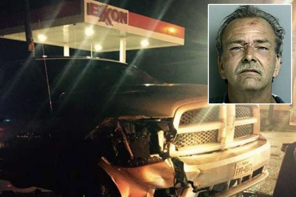 La macchina di Middleton dopo un'incidente