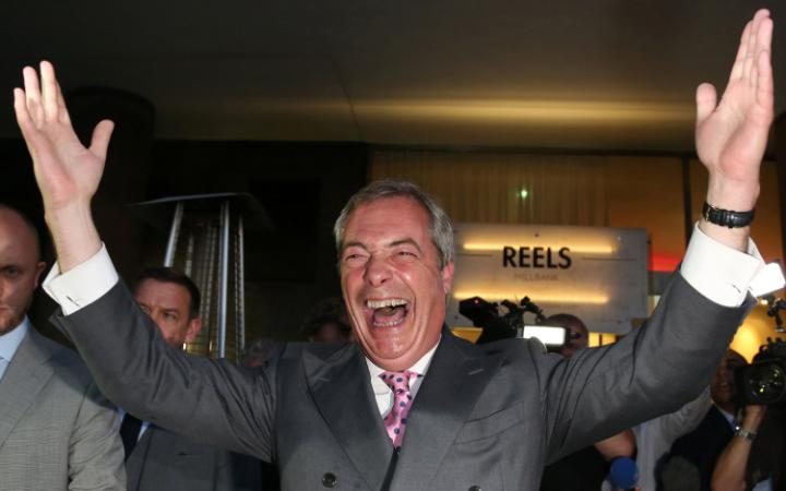 Nigel Farage, leader del fronte Leave