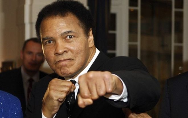 Muhammad Ali in una recente foto