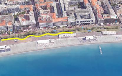 Il percorso seguito dal camion