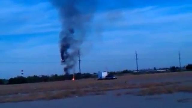 Il mezzo è precipitato in un luogo isolato